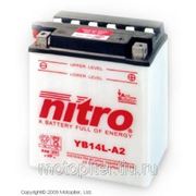 запчасти мото Nitro аккумулятор мото повышенной мощности yb14l-a2 фото