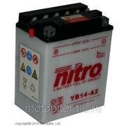 запчасти мото Nitro аккумулятор мото повышенной мощности yb14-a2