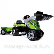 Трактор педальный c прицепом и ковшом Smoby Farmer XL Loader 710109 фото