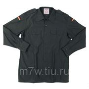 Армейская рубашка гимнастёрка Бундесвер, цвет - оливковый, размер 39/40 фото