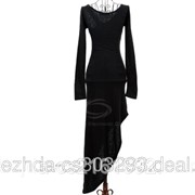 Платье женское черное фото