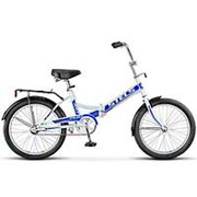 Велосипед складной Stels Pilot 410 20 (2018) рама 13,5 белый/синий