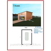 Каркас гаража ЛСТК 24 м2 фото