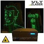 Лазерный проектор для рекламы (всепогодный, V покол.) Зеленый, 2400мвт. Роботизация, интернет управ. 3D софт.