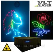 Лазерный проектор для рекламы (всепогодный, V покол.) Цветной, 3500мвт. Роботизация, интернет управ. 3D софт. фото