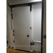 Откатные двери для холодильных камер среднетем-ных фото
