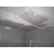 Черновая штукатурка бетонных стен в Алматы фотография