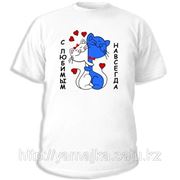 Печать фото, картинок, надписей футболках фото