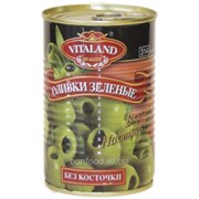 Оливки зеленые без косточки, 314. Vitaland