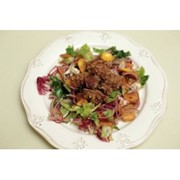 Доставка еды - Теплый салат из печени фотография