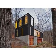 Штабелированный домик (Stacked Cabin) в США от Johnsen Schmaling Architects фотография