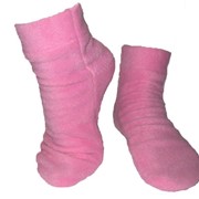 Носки флисовые розовые фото
