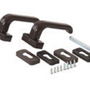 Гарнитур нажимной Elementis раздельный, коричневый фото