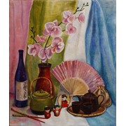 Картина “Натюрморт с орхидеей“ фото