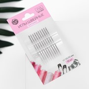 Иглы швейные, d 0,8 мм, 4,5 см, 10 шт фото