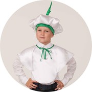 Карнавальный костюм Батик Чеснок сатин детский, 30 (110 см)