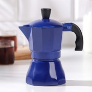 Кофеварка гейзерная «Белланто», на 1 чашку, цвет синий фото