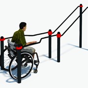 Брусья в подъем для инвалидов в кресло-колясках W-8.03 Hercules 5205 фотография