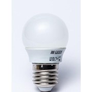 LED-лампа с 3г гарантии, 3W 4100К шар E27 GEEN