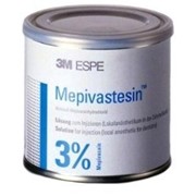 Мепивастезин - раствор для подслизистых инъекций в стоматологии 3%, картридж 1,7мл, №50