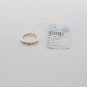 Кольцо серебряное позолоченное с фианитами Арт К3Ф/193 фото