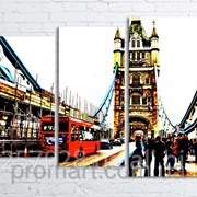 Модульна картина на полотні Лондонський Тауер Брідж код КМ80106-078 фотография