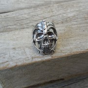 Серебряное кольцо “Череп воина“ от WickerRing фотография