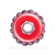 Щетка для УШМ, 65 мм, М14, “чашка“, крученая проволока 0.5 мм Matrix фото