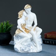 Копилка“Адам и Ева“ малая, белая с золотом 29х18см фото