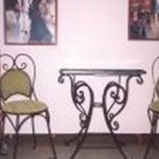Столы и стулья металлические