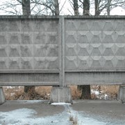 Элементы оград железобетонные фото