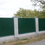 Забор из проф. листа. “Броневик“ Днепр. фото