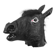 Карнавальная маска - Лошадь, цвет чёрный