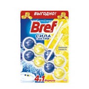 Чистящее средство для унитаза BREF сила-актив лимонная свежесть, 2х51г