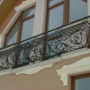 Балкон, художественная ковка, ручная работа фото