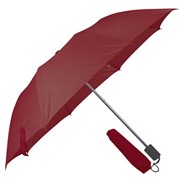 Складной зонт с чехлом, бордовый фото