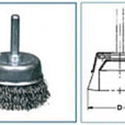 Чашечные щётки Osborn, гофрированная проволока (сталь, латунь)