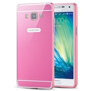 Бампер металл + накладка для Samsung Galaxy A3 SM-A300H Pink фотография