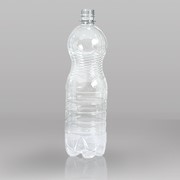 ПЭТ-бутылка прозрачная 1 л фотография
