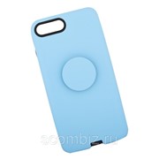 Защитная крышка «LP» для iPhone 7 Plus/8 Plus «PopSocket Case» (голубая/коробка) фотография