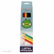 Карандаши цветные 6 цв. Angry Birds 84409