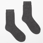 Носки женские шерстяные, цвет серый, р-р 23-25 (р-р обуви 36-40) фотография