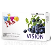 Vito Plus Vision комплекс лютеина, экстрактов черники и рутина №30 капс. фото
