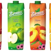 Сок "BONUS", напиток, нектар