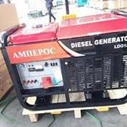 Дизельный генератор 10 кВт АМПЕРОС LDG12-3 фотография