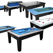 Игровой стол(бильярд, настольный теннис, рулетку, покер) (Tornado) (6 в 1) фото