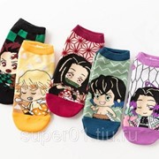 Набор из 5 пар носков Клинок, рассекающий демонов (Demon Slayer: Kimetsu no Yaiba) фото