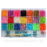 Набор для плетения Rainbow Loom Bands 5200 резиночек в пластиковом боксе фото