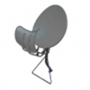 T90PM-G+U60-4-серая многолучевая спутниковая антенна, 96.7х108.6, 14.1кг, 39.7дБ, угол обзора по азимуту +/-30градусов