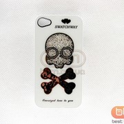Накладка iPhone 4S (SWATCHWAY) череп (белый) 70475h фото